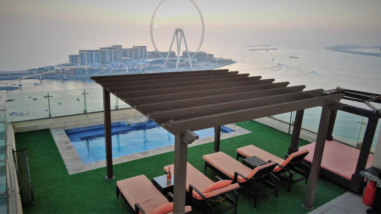 Jbr Penthouse With Terrace Pool Appartement Dubai Buitenkant foto