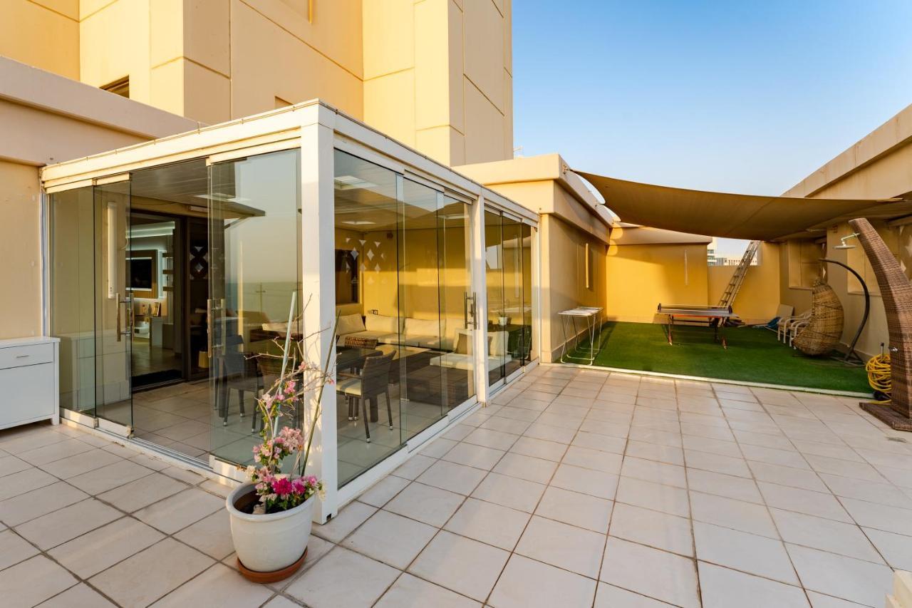 Jbr Penthouse With Terrace Pool Appartement Dubai Buitenkant foto