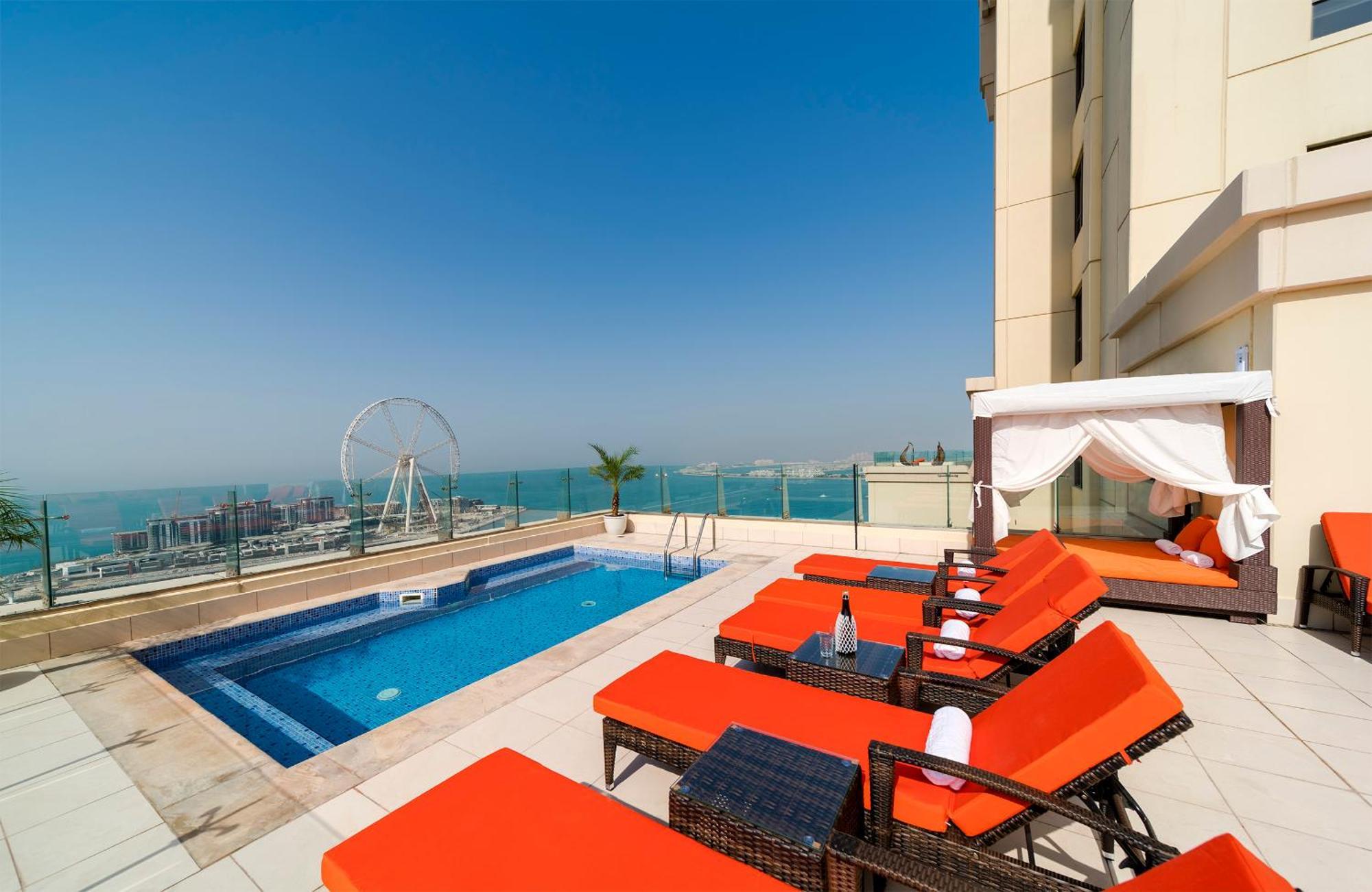 Jbr Penthouse With Terrace Pool Appartement Dubai Buitenkant foto