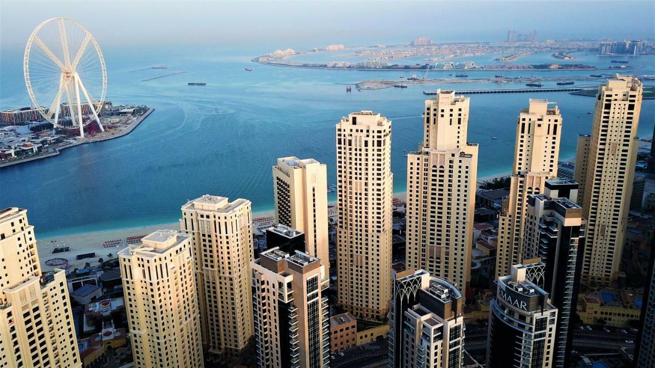 Jbr Penthouse With Terrace Pool Appartement Dubai Buitenkant foto
